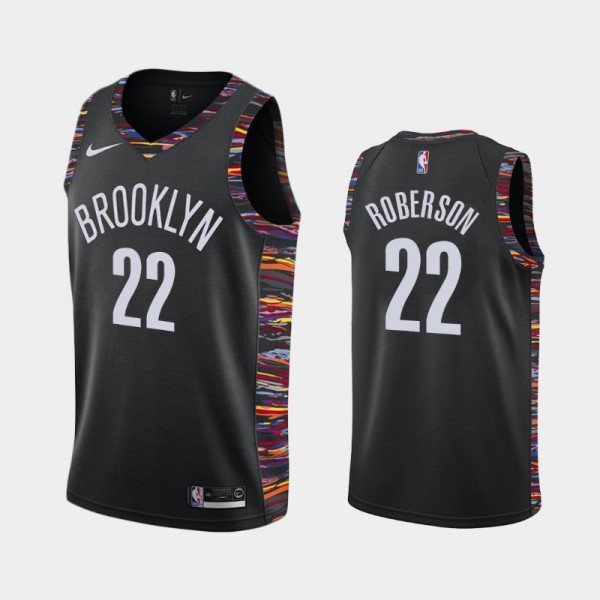 Andre Roberson Brooklyn Nets #22 Men's City Men 2020-21 Biggie Jersey - Black