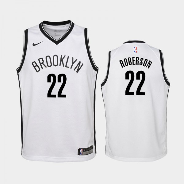 Andre Roberson Brooklyn Nets #22 Youth Association 2020-21 Edition Jersey - White