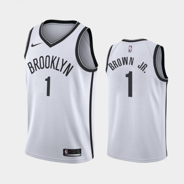 Bruce Brown Jr. Brooklyn Nets #6 Men's Association 2020-21 Jersey - White