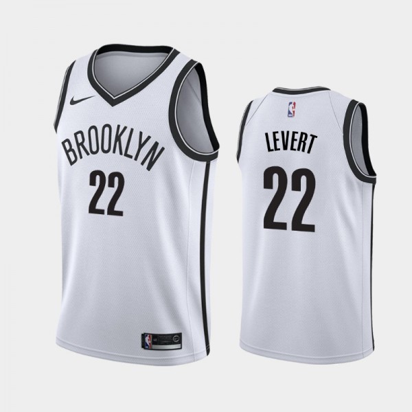 Caris LeVert Brooklyn Nets #22 Men's Association 2019 season Jersey - White