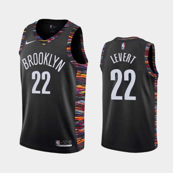 Caris LeVert Brooklyn Nets #22 Men's City 2018-19 Jersey - Black