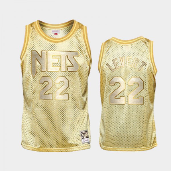 Caris LeVert Brooklyn Nets #22 Men's Midas SM Limited Jersey - Gold