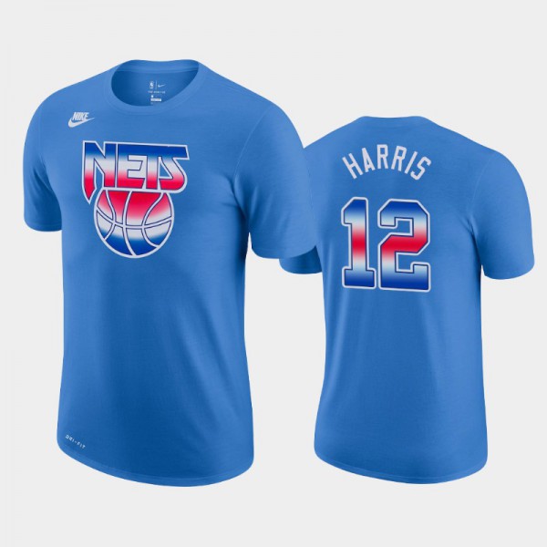 Joe Harris Brooklyn Nets #12 Men's Hardwood Classics Performance T-Shirt - Blue