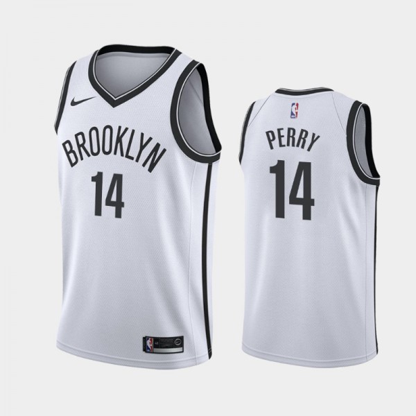 Reggie Perry Brooklyn Nets #14 Men's Association 2020-21 Jersey - White