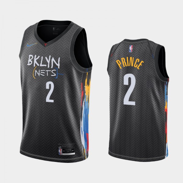 Taurean Prince Brooklyn Nets #2 Men's City 2020-21 Jersey - Black