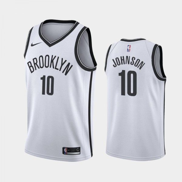 Tyler Johnson Brooklyn Nets #10 Men's Association 2020-21 Jersey - White